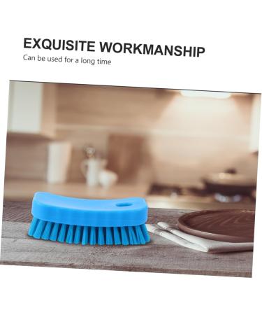 minkissy Nail Brush Nail Cleaner Brush Nail Clean up Brush Shoe Cleaner Shoes Cleaner Fingernail Scrub Nail Scrubbing Brush Toe Brush Small Brush Food Grade Polypropylene 11.5x5cm Blue - Buy Online on GoSupps.com