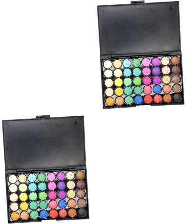 Beavorty 2pcs 40 Matte Eyeshadow Eye Shadow Tray Earth Tones 1 count (Pack of 1) As Shownx2pcs - Buy Online on GoSupps.com