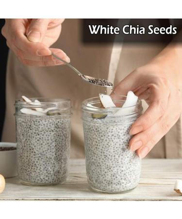 Golden Crown White Chia Seeds - 100% Natural, Kosher, Gluten-Free, Non-GMO, Vegan - 24 Oz - Buy Online on GoSupps.com