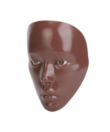 5D Makeup Practice Face Set - Silicone Detachable Eyes for Artists | Improve Skills & Easy to Clean - Black Skin - Buy Online on GoSupps.com