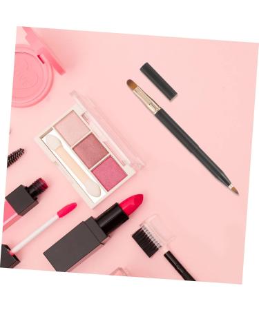 Ipetboom Lip Brush for Lipstick Makeup Brush Lip Gloss Brush Lip Eyeliner Brush Portable Lipstick Brush Eye Lash Brush Tool Smudge Stick Metal Double Head Travel - Buy Online on GoSupps.com