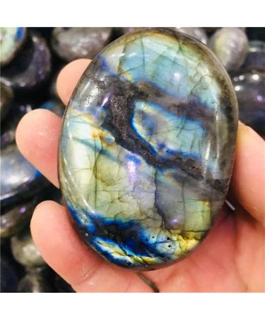 Natural Crystal Play with The Stone Stone Rolling Palmetto Stone 1pcs Randomly Send NaturalReiki Decoration Household qiangang (Size : 180-260g) - Buy Online on GoSupps.com