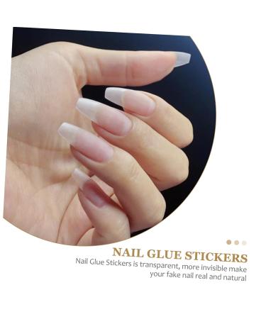 Beatifufu 20 Sheets Double Sided Adhesive Nail Stickers Transparent Tape Nail Decals for Nail Art Clear Tape Clear Double Sided Tape Double Sided Tape Clear Gummed Paper 8x6cm Transparent - Buy Online on GoSupps.com