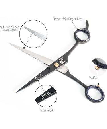 Jimy Professional 6.5 Hair Scissors - Stainless Steel Razor Edge Barber Shears for Men & Women - Buy Online on GoSupps.com