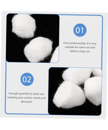 minkissy 12 Absorbent Cotton Balls Small Cotton Balls Make up Cotton Balls Disposable Sterilized Cotton Balls Supplies White Ordinary Cotton First Aid Supplies - Buy Online on GoSupps.com