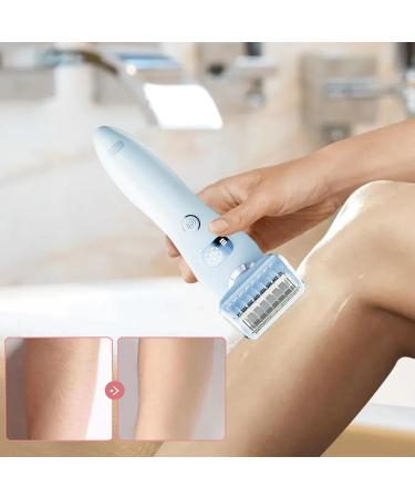 Niesel Womens Electric Hair Clipper Womens Electric Hair Clipper Long Life Electric Epilator Bikini Trimmer Facial Shaver Personal Underarm Shaver Blue - Buy Online on GoSupps.com