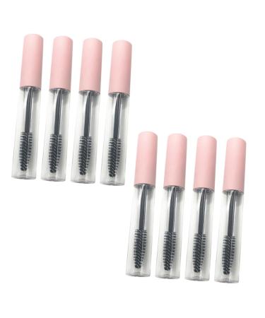 POPETPOP Lash Applicator 8pcs Mascara Tube Eyelash Mascara Makeup Containers Eyebrow Applicator Premium Tubes Bracket Tubular 1 ml (Pack of 1) Pink