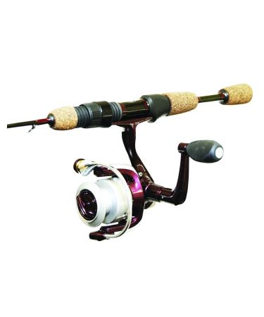 Wright & McGill Tony Roach Ice Light Spin Fishing Combo, 24-Inch, Brown