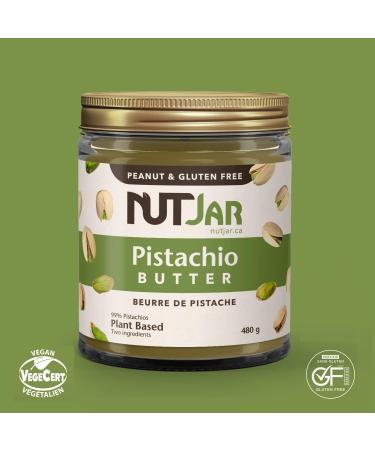 NutJar Premium Pistachio Butter 480 g No Added Sugars Colours or Preservatives Vegan Gluten Free Keto Friendly Made in Canada 480 g (Pack of 1) - Buy Online on GoSupps.com