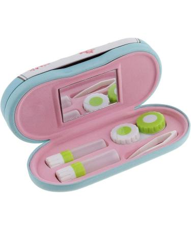 Tubayia Portable Contact Lens Case - Blue Contact Lens Box & Storage Container for Travel | Best eCommerce International Shipping - Buy Online on GoSupps.com