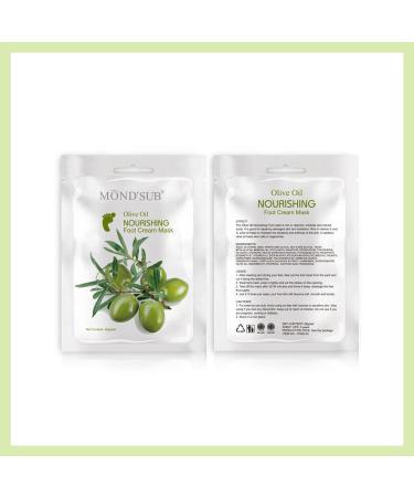 Elitzia ETMM04 Foot Mask - Moisturizing & Repairing Foot Care for Men & Women | 5 Olive Oil Infused Treatments - Buy Online on GoSupps.com
