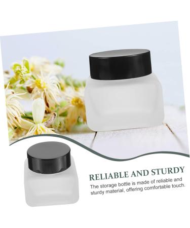 Didiseaon Frosted Glass Jars Cream Sub Container Refillable Lotion Bottle Lotion Containers Glass Cosmetic Cream Bottle Glass Jar with Lid Creami Cosmetic Containers Cream Jar Filling Travel - Buy Online on GoSupps.com