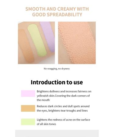 SUMEITANG Color Correcting Concealer Palette - 12 Colors Camouflage Cream for Dark Circles, Blemishes & Redness - Buy Online on GoSupps.com