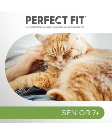 Buy PERFECT FIT Senior Dry Cat Food for Cats 7+ Years - Chicken Flavor 750g (6 Bags) - 4.5 kg Pack | Best International Shipping - Buy Online on GoSupps.com
