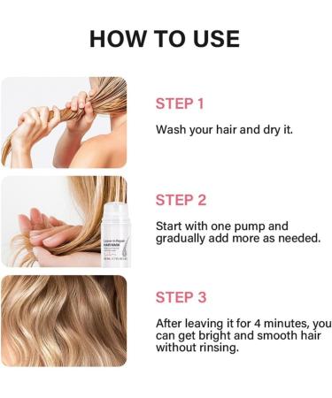 Leave-in hair cream Repair Hair Mask 50ml collagen hair mask dry and damaged hair mask moisturizing hair mask for extreme and coarse hair (2PC) - Buy Online on GoSupps.com