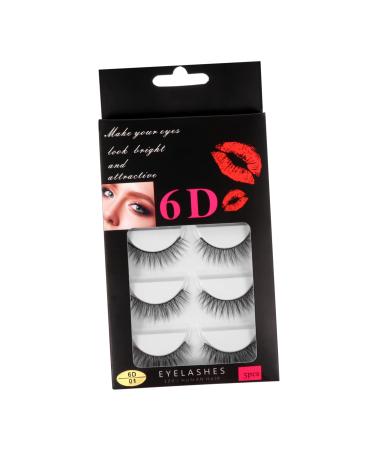 Beavorty 5 Pairs False Eyelashes Eyelash 3D Eyelashes False Eye Lashes reusable eyelashes long eyelashes fluffy volume lashes Handmade Eyelashes tool dense artificial fiber