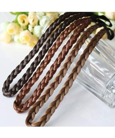Beaupretty Women's Fashion Headbands Braided Headband Classic Chunky Wide Braids Elastic Plaited Hairpiece Decorative Hair Band Hair Accessory for Women (Black) Womens Fashion Headbands - Buy Online on GoSupps.com
