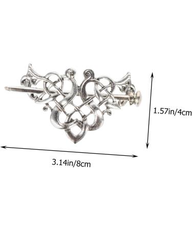 MERRYHAPY Hairpin Hair Barrettes for Hair Accessories for Women Dragon Viking Hair Clip Hair Accessories for Girls Simple Hair Stick Girls Hair Sprout Clips Chopsticks Miss Folk-custom Alloy - Buy Online on GoSupps.com