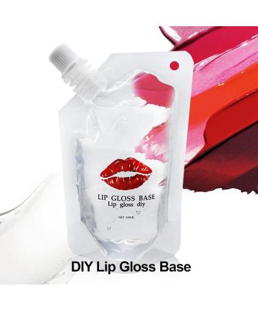 LIZEALUCKY 100ml Moisturizing DIY Lip Gloss Base Lip Balm Material Gel Organic Lipctisk Lip Glow Lip Glaze Base for Making Your Own Lip Plumper Lip Tint Lip Primer - Buy Online on GoSupps.com