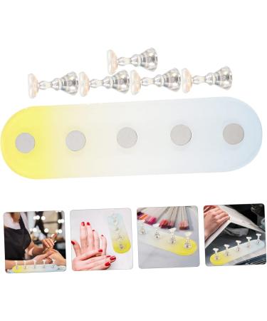 FRCOLOR 5 Sets Nail Practice Holder Acrylic Nail Art Display Stand Nail Decor Beauty Nail Racks Artificial Nail Holder Nail Art Holder Rack Nail Stands Nail Rest Aurora Plastic Magnetic - Buy Online on GoSupps.com