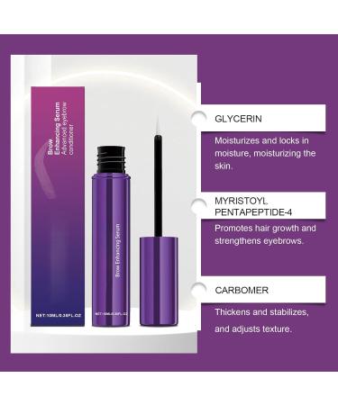 Eyebrow Growth Serum Fuller Eyebrows Promotes Growth Nourishes Follicles Daily Use for Healthy Glossy Brows 0.35 Fl Oz - Buy Online on GoSupps.com