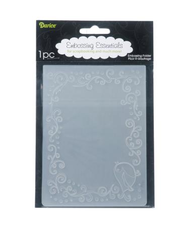 Darice 1216-63 Bird Border Embossing Folder  4.25 by 5.75-Inch