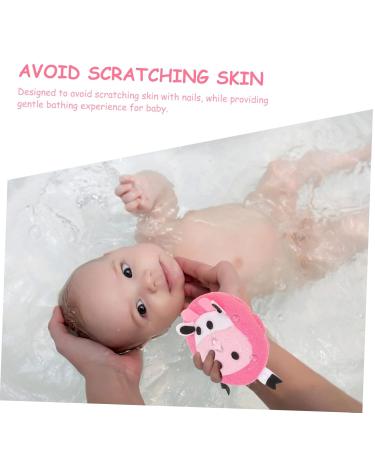 FRCOLOR 15 Pcs Cartoon Bath Gloves & Sponge Set | Ideal for Baby Showers & Toddler Bathing | Soft & Fun Body Wash Poufs - Buy Online on GoSupps.com