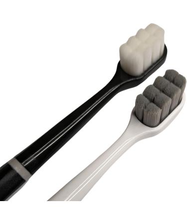 Super Soft Ultra Fine Nano Toothbrush for Sensitive Teeth & Gums - Perfect for Braces Kids Teens | Pack of 2 - Buy Online on GoSupps.com