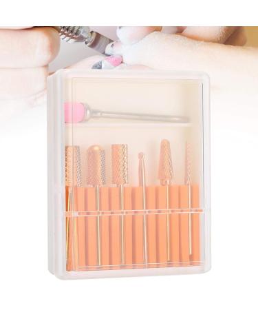 10pcs Tungsten Steel Nail Drill Bit Set | Electric Nail Polisher & Cutter with Storage Box for Manicure - Buy Online on GoSupps.com