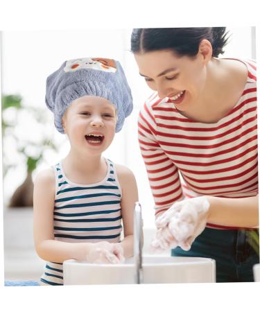 FRCOLOR 4 Pcs Children s Hair Drying Caps & Towels - Soft Coral Fleece Turban & Bonnet for Bath & Shower - Buy Online on GoSupps.com