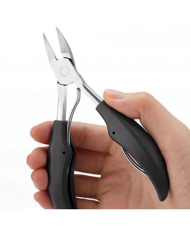 Podiatrist Toenail Clippers Nail Clippers for Thick & Ingrown Toenails Super Sharp Curved Blade Toenails Trimmer
