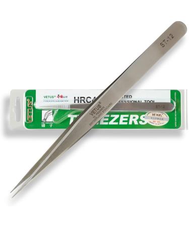 P-Beauty Vetus Eyelash Tweezers ST-10 | Perfect for Individual & Volume Extensions | Protective Cap Included | International Shipping Available - Buy Online on GoSupps.com