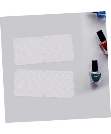 Beatifufu 50 Sheets False Nail Jelly Glue Tab Nail Glue Stickers for Nails Jelly Gel Tips Dongles Jelly Gel False Nails Glue Silica Gel Manicure - Buy Online on GoSupps.com