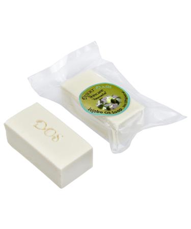 Desert Oasis Skincare Jojoba Oil Soap Travel Size. With over 15% Jojoba Oil. Also 100% Natural with Avocado Oil and Olive Oil. Naturally Moisturizing and Low Suds. No added scent. (2 oz/59 gm Bar)