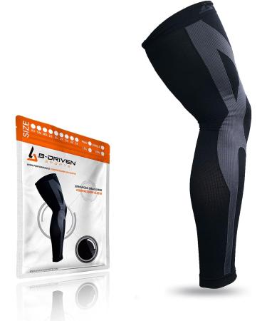 B-Driven Compression Sleeve for Legs - XXX-Large Size - Calf, Knee, and Thigh Support - Recovery Leg Sleeve - Medical Grade - Buy Online on GoSupps.com