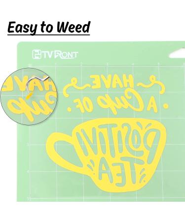 HTVRONT HTV Vinyl Rolls Heat Transfer Vinyl - 12 x 5ft Yellow HTV Vinyl for Shirts  Iron on Vinyl for All Cutter Machine - Easy to Cut & Weed for Heat Vinyl Design (Yellow) Yellow 12 x 5 FT Classic - Buy Online on GoSupps.com