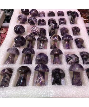Natural Crystal Rough 1pcs 5cm Cute Natural Amethyst Purple Quartz Mushroom Shaped Crystal Polished Stone Gift Decor Natural Quartz Crystals Crafts - Buy Online on GoSupps.com