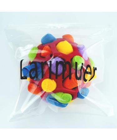 Larimu Sniffing Ball for Dogs | Interactive Snuffle Toy for Small & Medium Pets | Portable Sniffing Car Toys (Red & Rainbow) - Buy Online on GoSupps.com