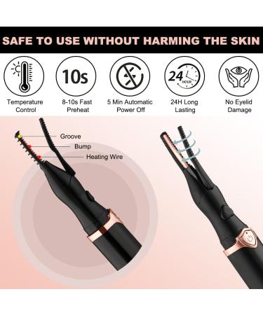 Buy Electric Eyelash Curler - Heated & Adjustable Temperature for Perfect Curls | International Shipping Available - Buy Online on GoSupps.com