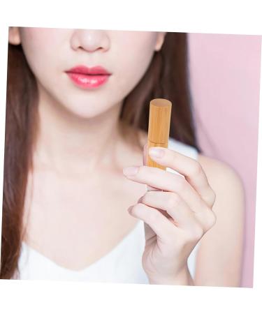  TOVINANNA 2 Pieces DIY Bamboo Lipstick Tubes Empty and Refillable Lip Balm Containers for Makeup Portable Lip Gloss Holders Lip Balm - Buy Online on GoSupps.com