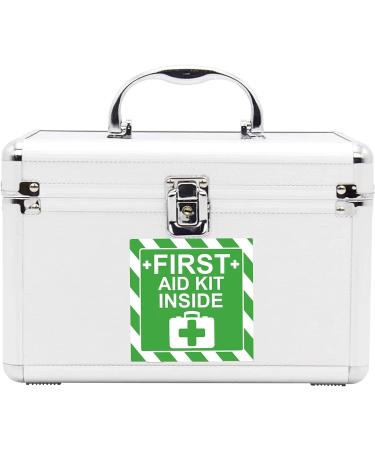 First Aid Kit and Fire Extinguisher Inside Stickers 4 Inch - Set of 8 UV Resistant Safety Decals for Trucks and Equipment - Buy Online on GoSupps.com