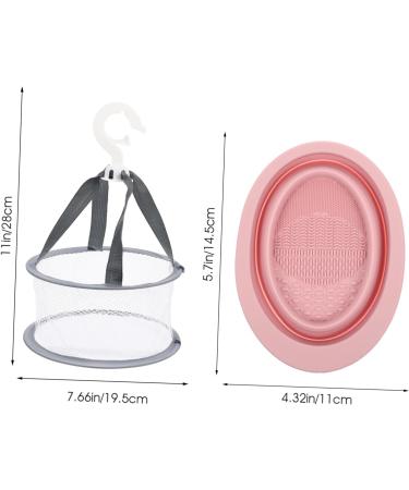 Beaupretty 1 Set makeup brush cleaning laundry drying rack collapsible makeup brush scrubber bowl esponjas para maquillaje makeuo makeup sponge tool cleaning mat fold Silicone cleaning rack - Buy Online on GoSupps.com