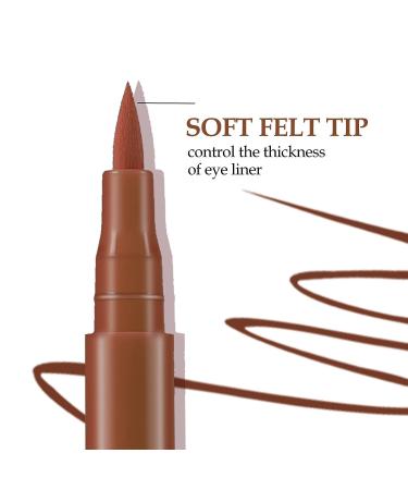 Boobeen Colorful Liquid Eyeliner - Matte Eye Makeup Pen | Highly Pigmented & Long Lasting for Women - Buy Online on GoSupps.com