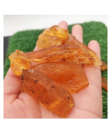 Natural Crystal Rough 50-1000g Natural Ambers Resin Rough Stone Raw Amber Stone Speciment for Warping Cabbing Cutting Lapidary Decoration (Size : 100g)