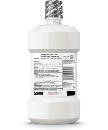 Listerine Whitening Plus Restoring Fluoride Rinse Clean Mint 946 mL - Pack of 2 | Oral Care - Buy Online on GoSupps.com