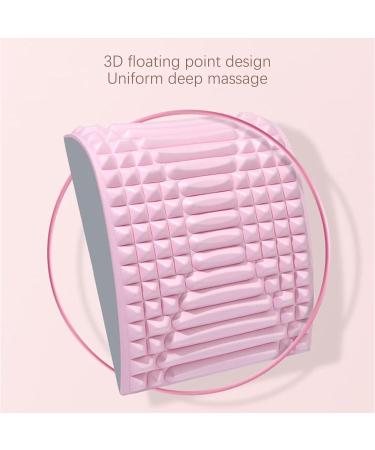 Mugeleen Lumbar Vertebrae Support Cushion - Light Pink Orthopedic Pillow for Back Pain Relief & Lordosis Support - International Shipping Available - Buy Online on GoSupps.com