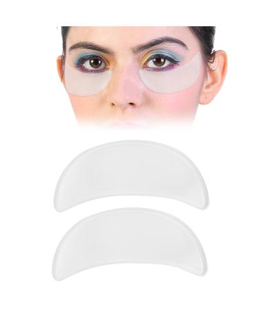 2-part anti-wrinkle eye flap reusable silicone-eye cushion-sticker-skin lift care tool for smoothing eye folds