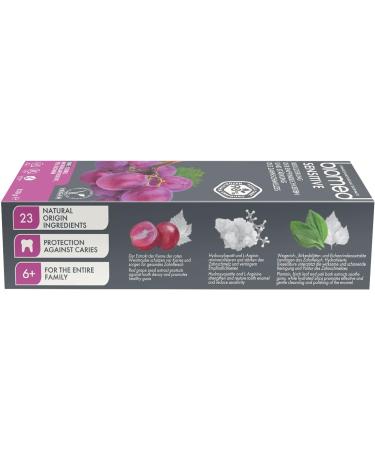 Biomed Sensitive 98% Natural Toothpaste | Enamel Strengthening & Sensitivity Relief | Vegan & SLES Free | 100g (Pack of 1) - Buy Online on GoSupps.com