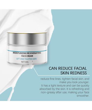 QPJUVC Age Defiance Cream instant facelift tightening and loosening cream antiaging day with collagen retinol hyaluronic acid and vitamin E moisturizes you to promote wrinkle smoothness 3 - Buy Online on GoSupps.com