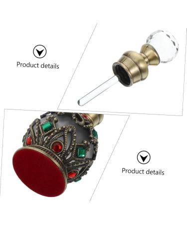 minkissy Essential Oil Bottle Aromatherapy Diffuser Bottle Ornament Container Talco Perfumado Para Mujer Decorative Perfumes Perfume Dispenser Spray Bottle Glass Bottle Crystal Travel 8.3x3.5cm Bronze - Buy Online on GoSupps.com